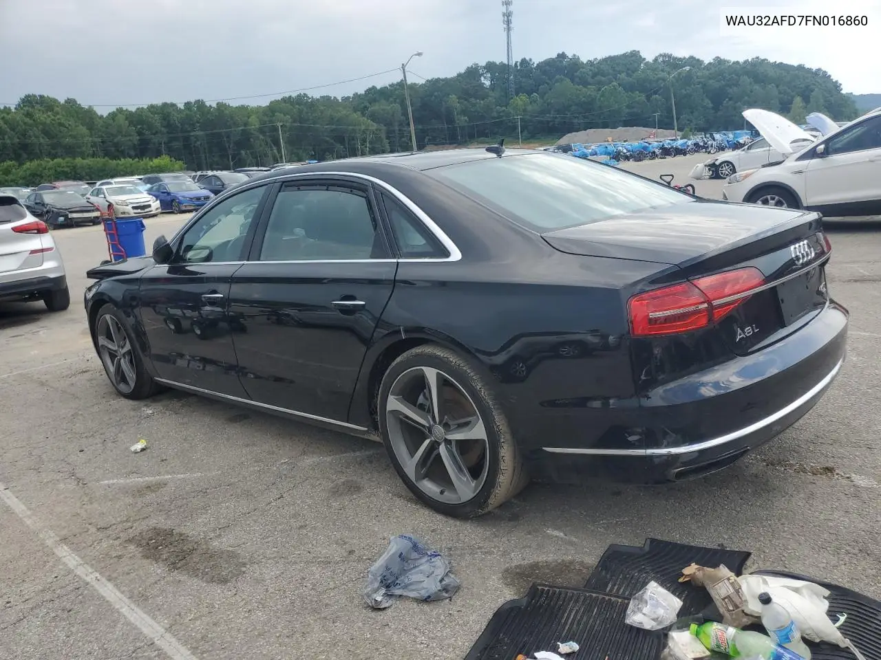 2015 Audi A8 L Quattro VIN: WAU32AFD7FN016860 Lot: 65257235