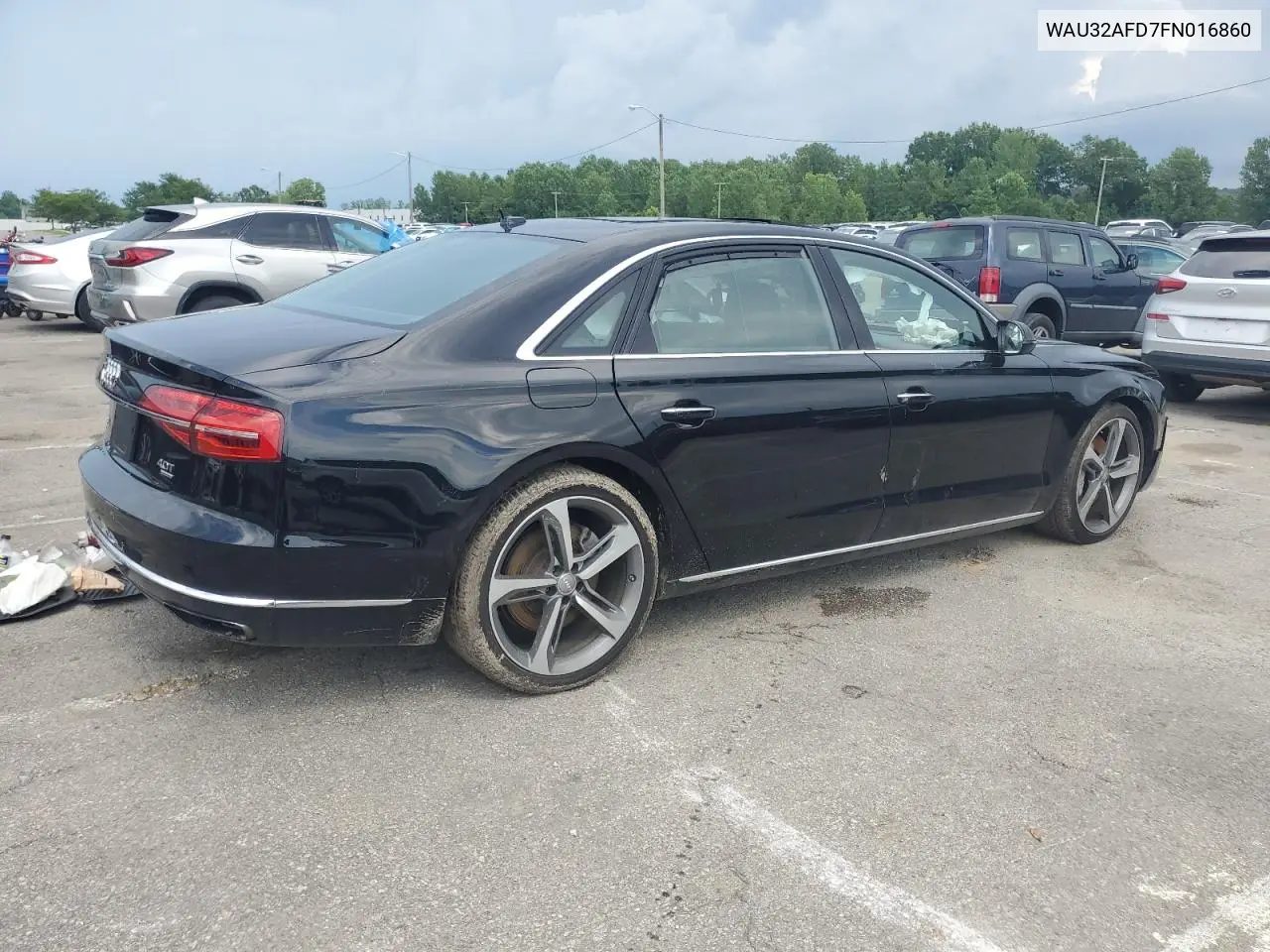 2015 Audi A8 L Quattro VIN: WAU32AFD7FN016860 Lot: 65257235