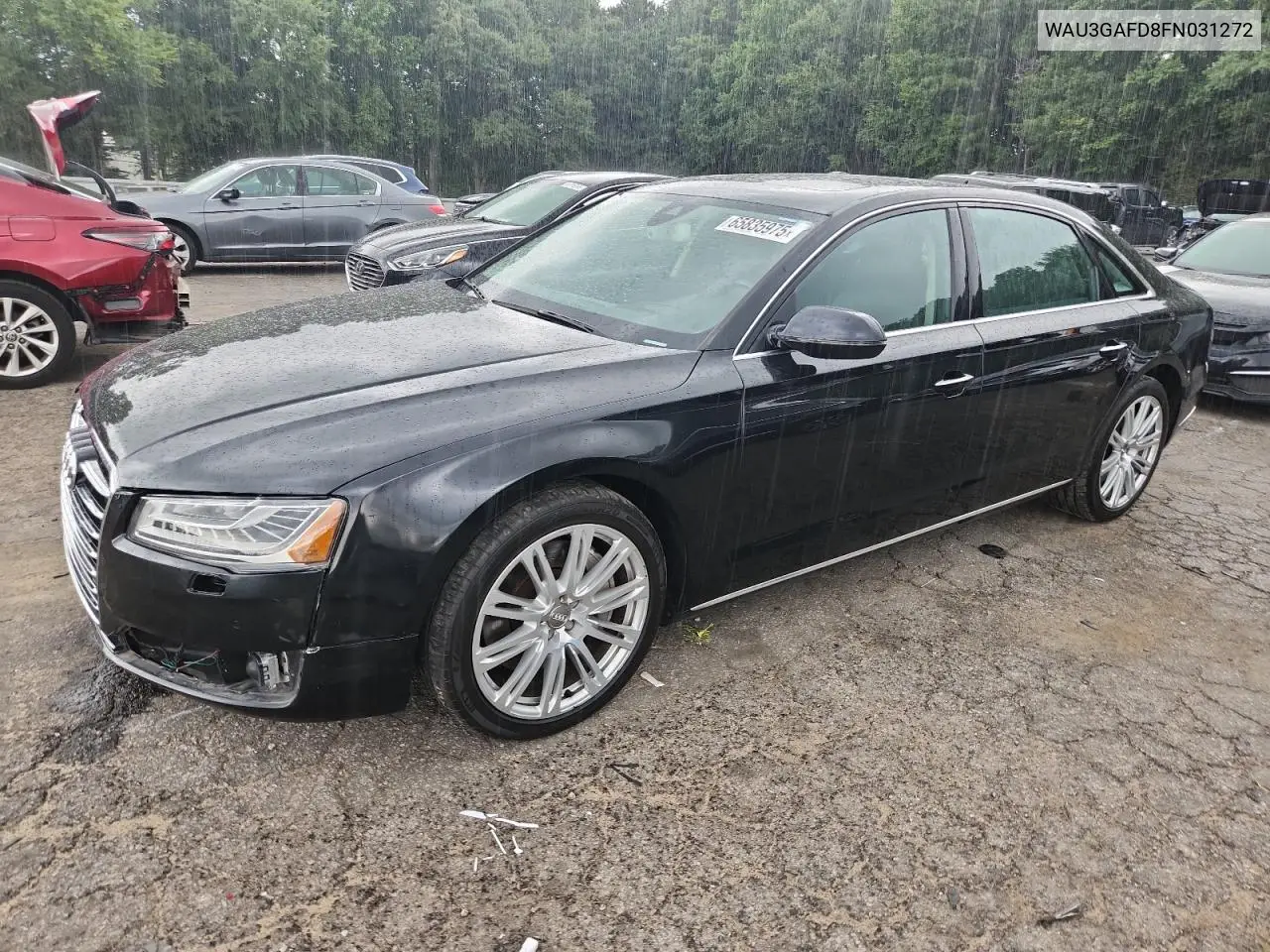 2015 Audi A8 L Quattro VIN: WAU3GAFD8FN031272 Lot: 65835975