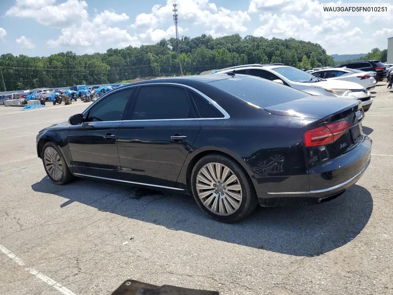 2015 Audi A8 L Quattro VIN: WAU3GAFD5FN010251 Lot: 66081825
