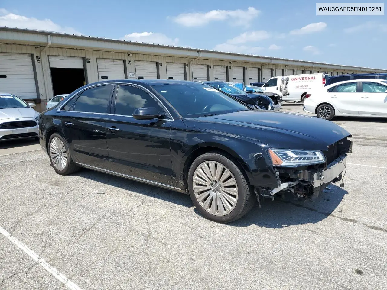 2015 Audi A8 L Quattro VIN: WAU3GAFD5FN010251 Lot: 66081825