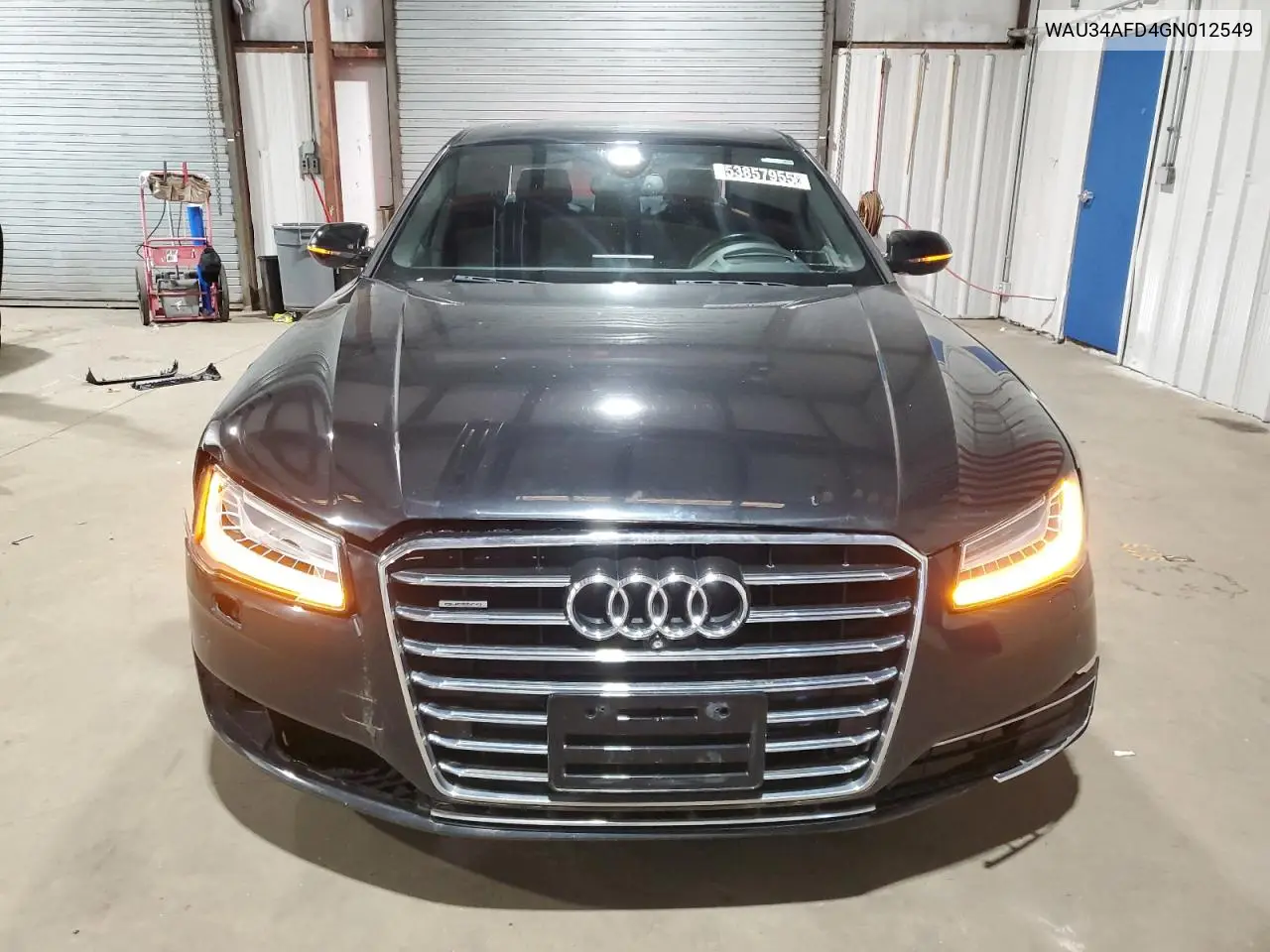 2016 Audi A8 L Quattro VIN: WAU34AFD4GN012549 Lot: 53857955