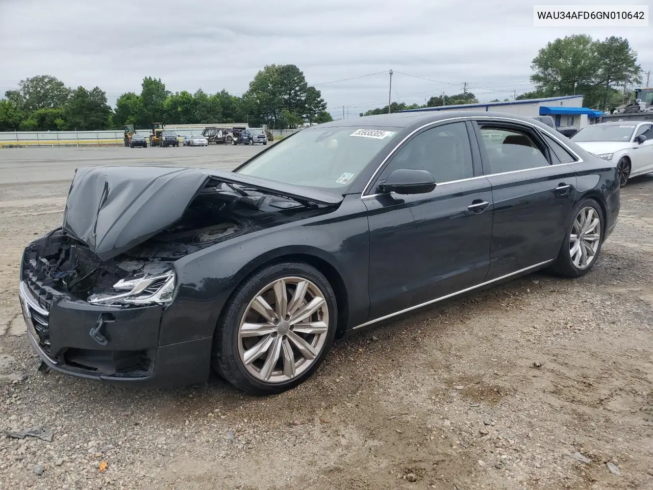 2016 Audi A8 L Quattro VIN: WAU34AFD6GN010642 Lot: 55938305