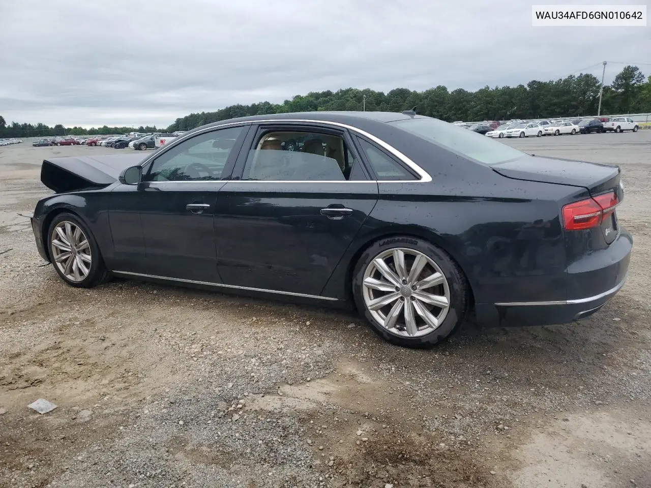 2016 Audi A8 L Quattro VIN: WAU34AFD6GN010642 Lot: 55938305