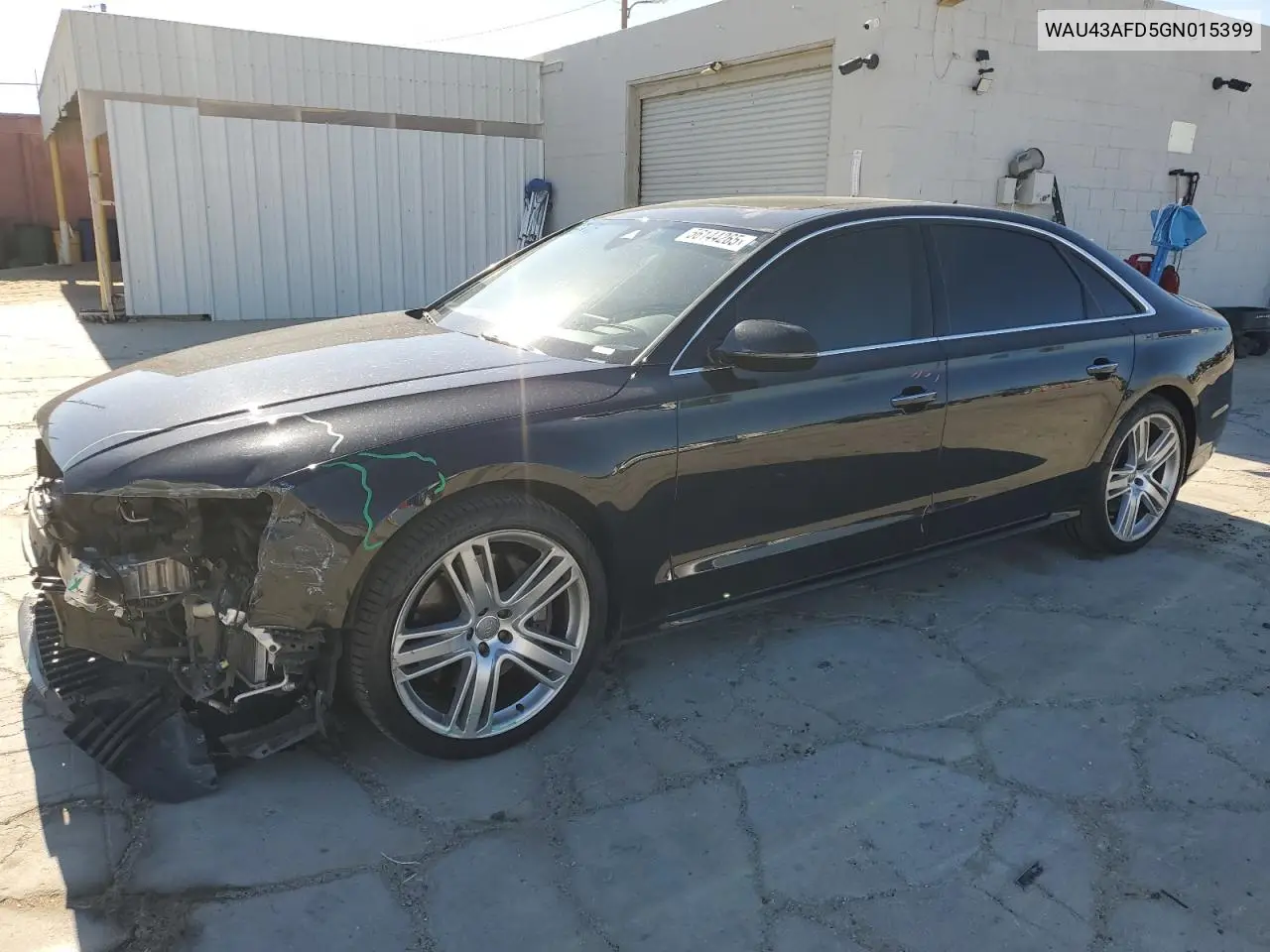 2016 Audi A8 L Quattro VIN: WAU43AFD5GN015399 Lot: 56144265