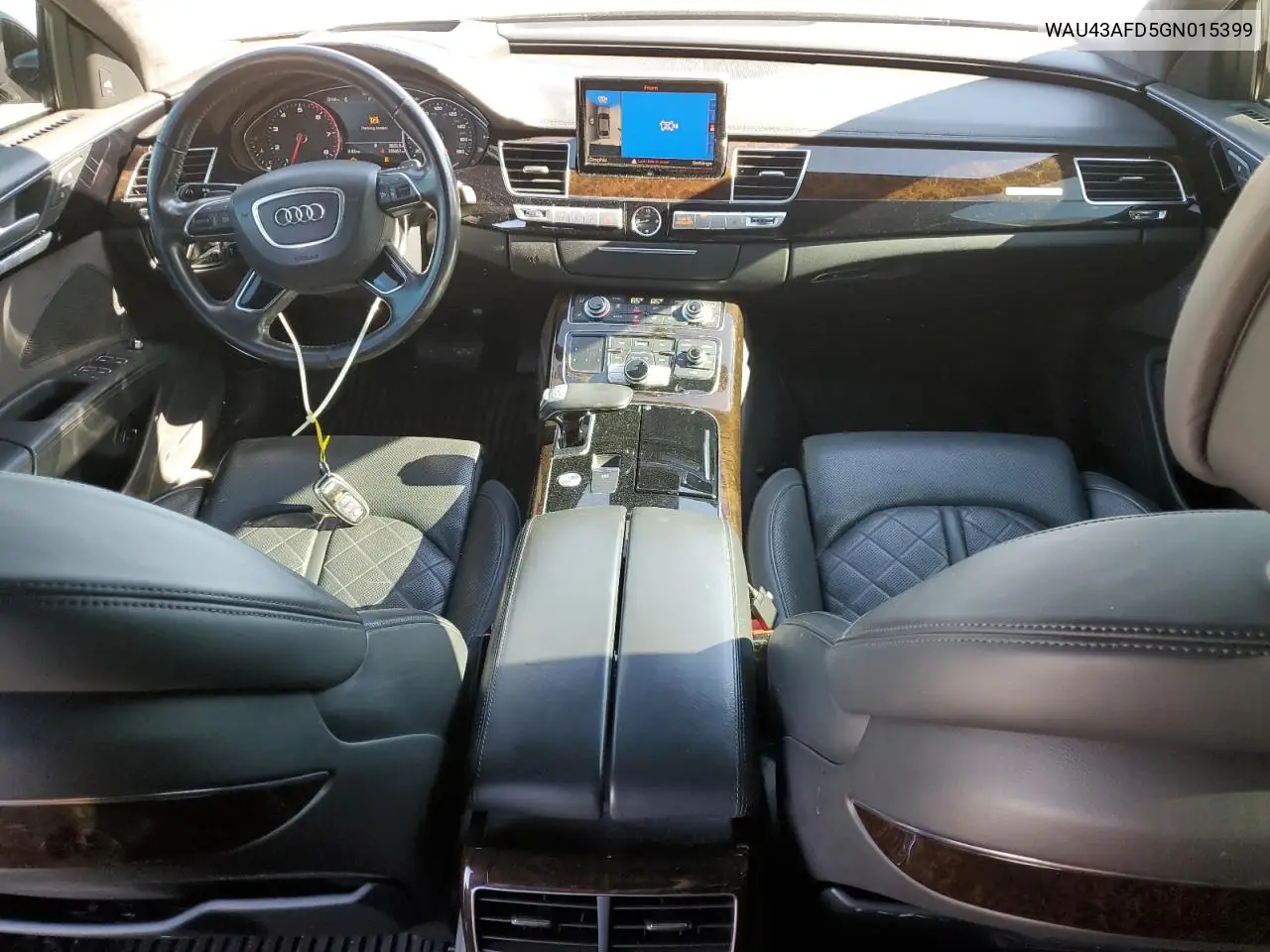 2016 Audi A8 L Quattro VIN: WAU43AFD5GN015399 Lot: 56144265