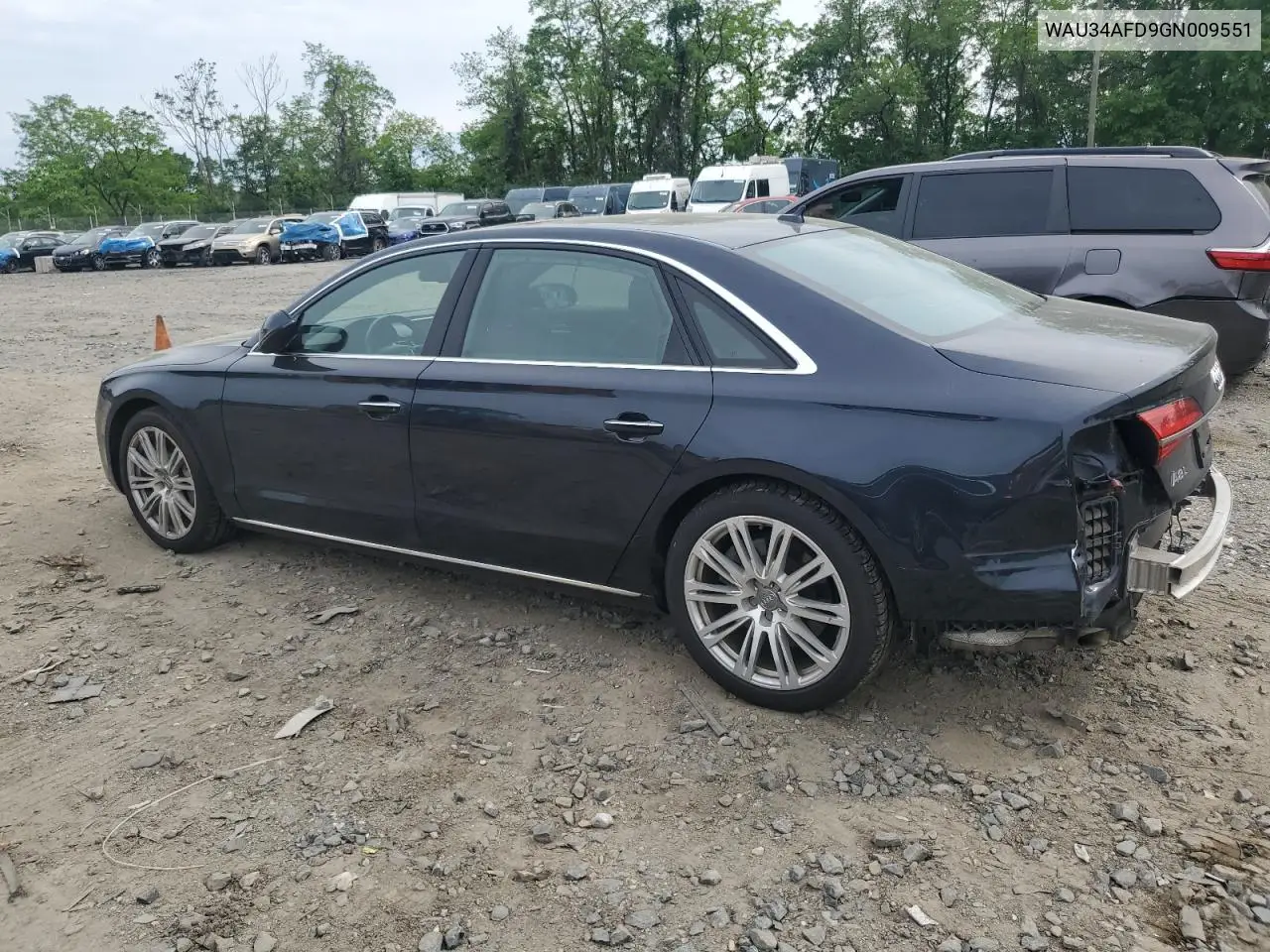 2016 Audi A8 L Quattro VIN: WAU34AFD9GN009551 Lot: 56460955