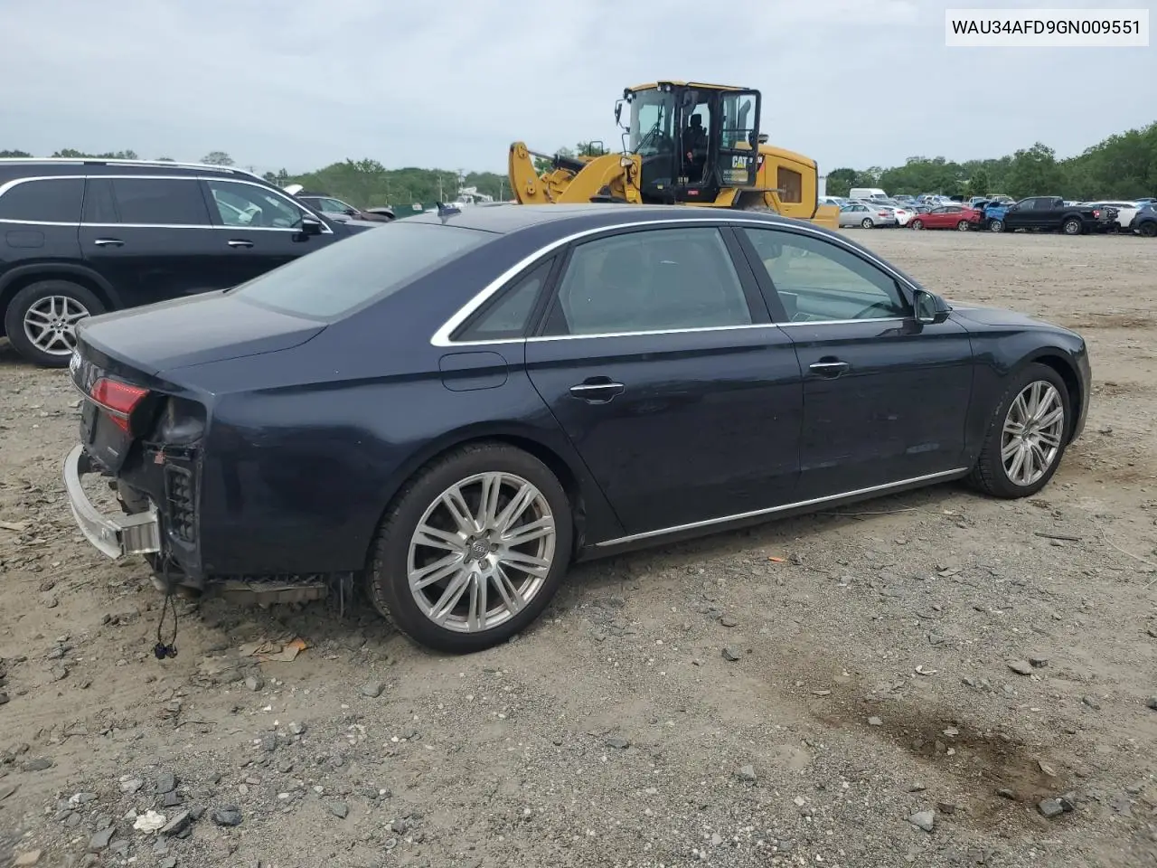 2016 Audi A8 L Quattro VIN: WAU34AFD9GN009551 Lot: 56460955