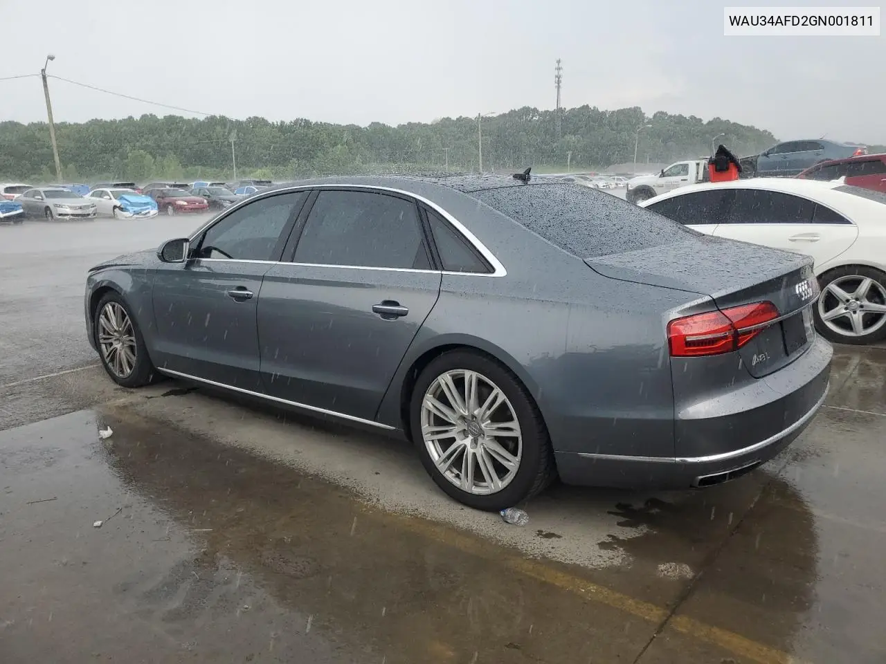 2016 Audi A8 L Quattro VIN: WAU34AFD2GN001811 Lot: 62304935