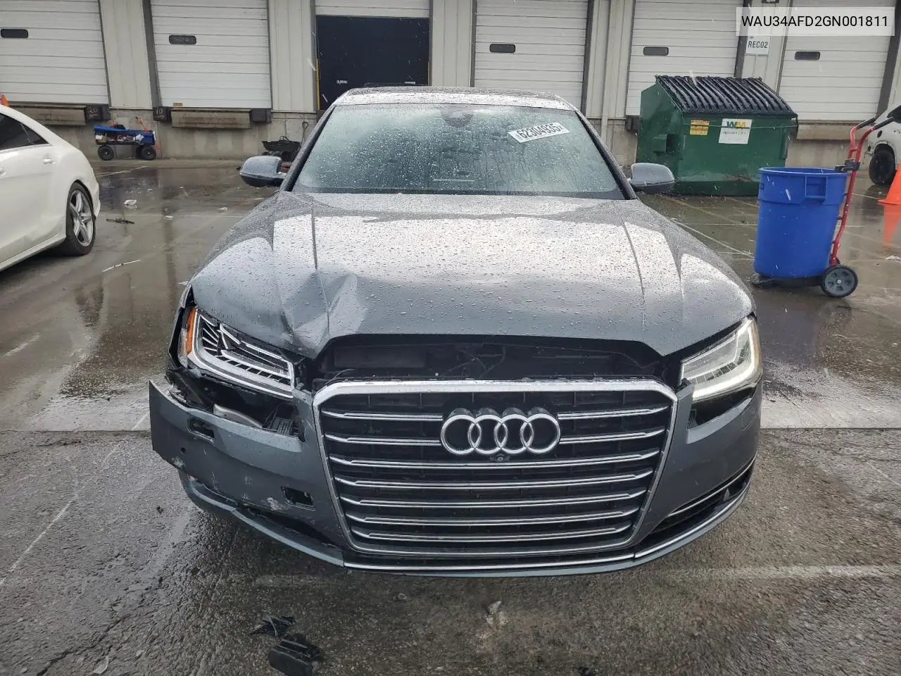 2016 Audi A8 L Quattro VIN: WAU34AFD2GN001811 Lot: 62304935