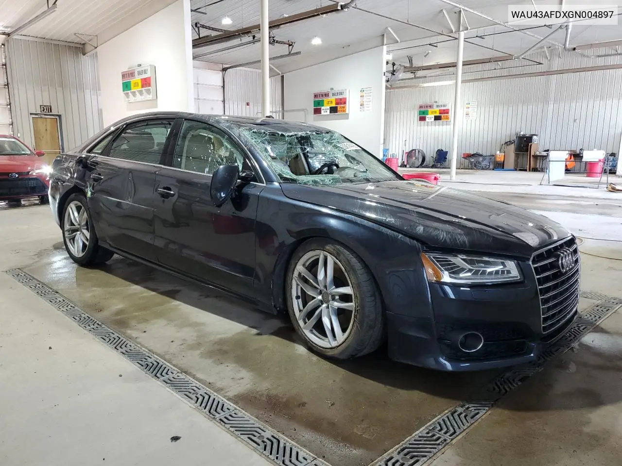 2016 Audi A8 L Quattro VIN: WAU43AFDXGN004897 Lot: 63614425