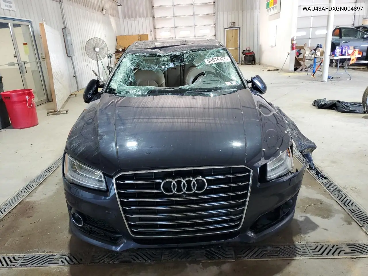 2016 Audi A8 L Quattro VIN: WAU43AFDXGN004897 Lot: 63614425