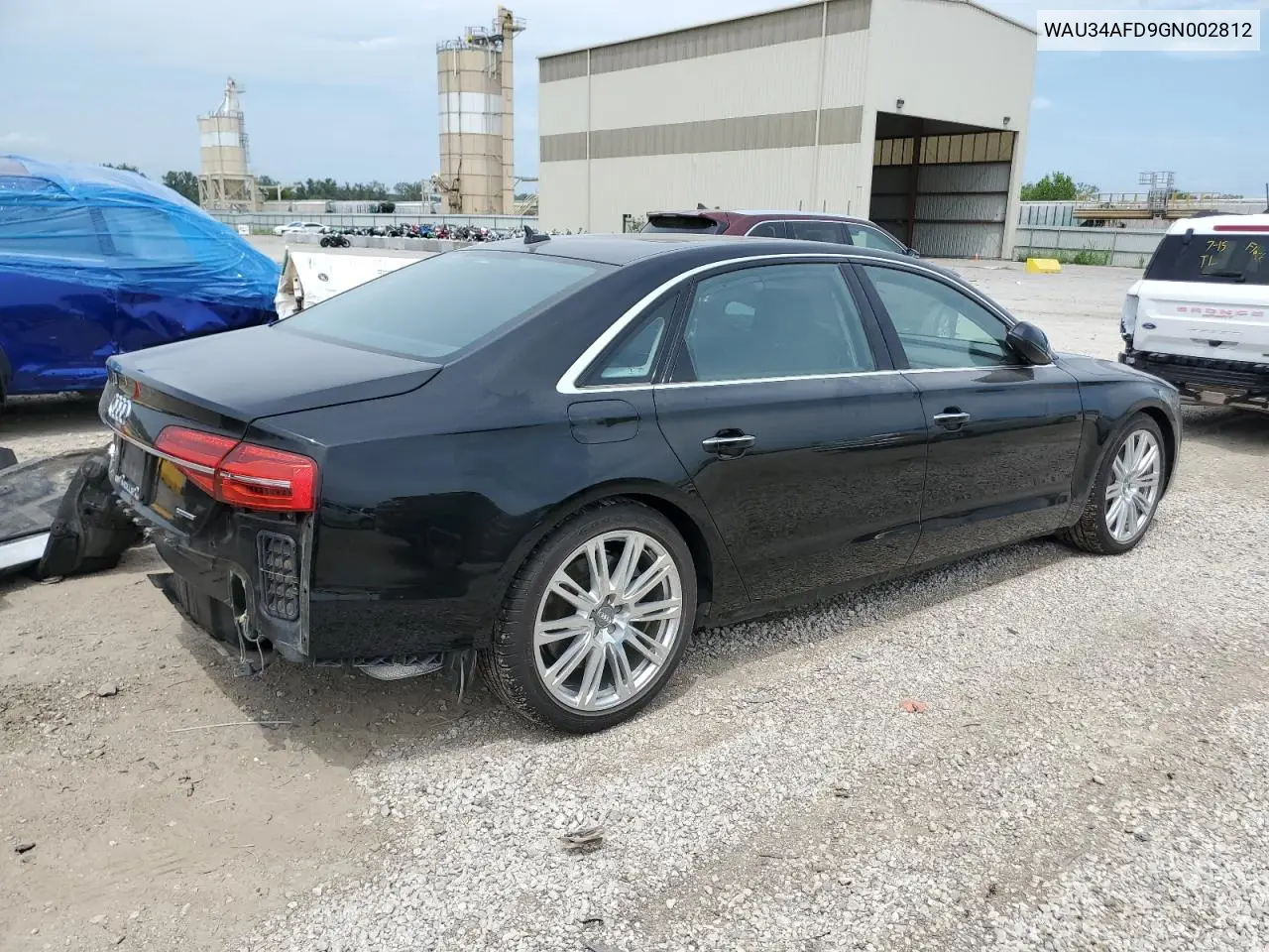 2016 Audi A8 L Quattro VIN: WAU34AFD9GN002812 Lot: 65598195
