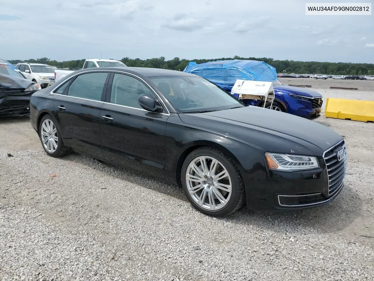 2016 Audi A8 L Quattro VIN: WAU34AFD9GN002812 Lot: 65598195