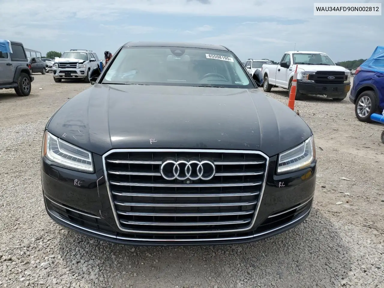 2016 Audi A8 L Quattro VIN: WAU34AFD9GN002812 Lot: 65598195