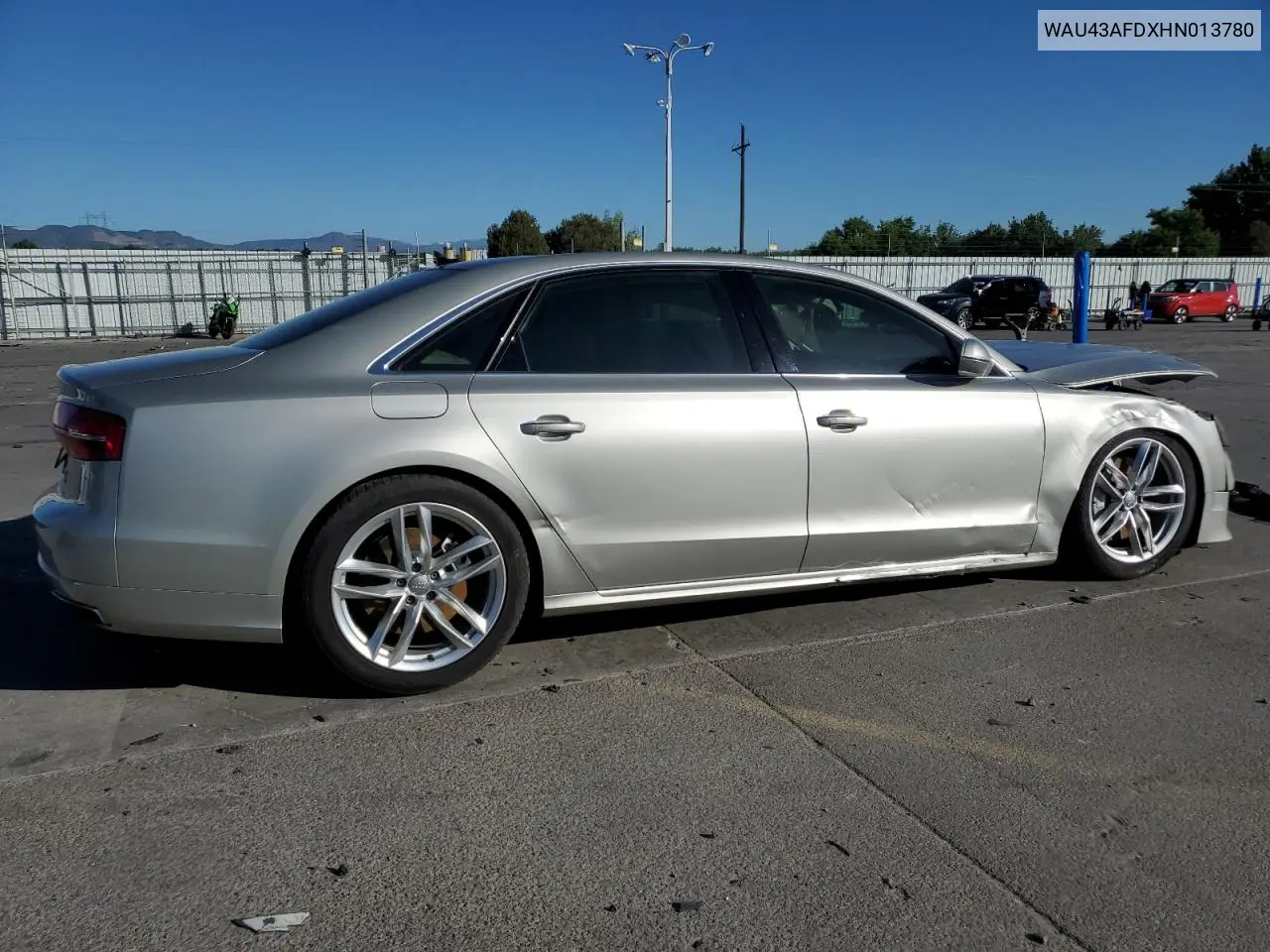 2017 Audi A8 L Quattro VIN: WAU43AFDXHN013780 Lot: 61760125
