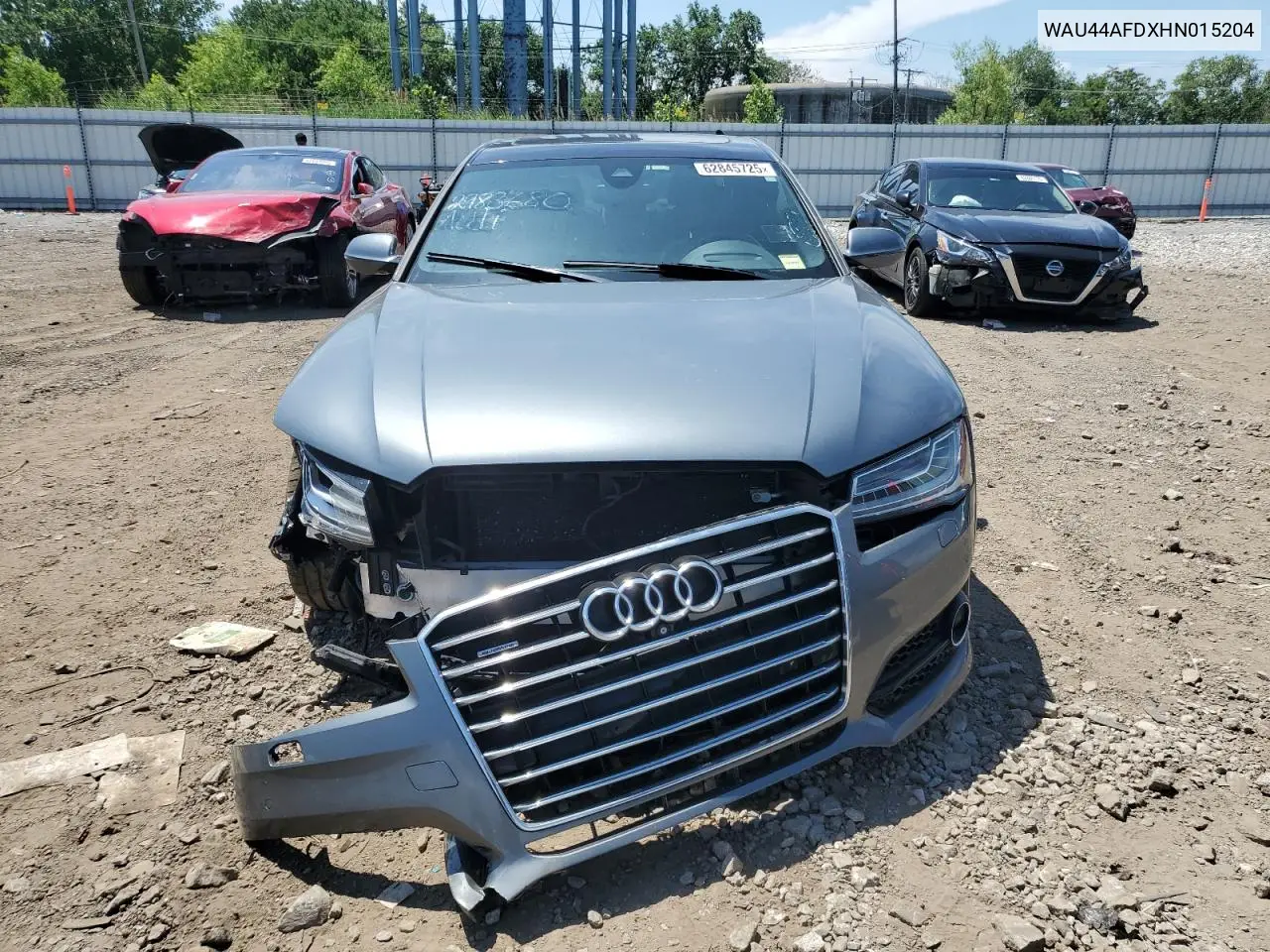 2017 Audi A8 L Quattro VIN: WAU44AFDXHN015204 Lot: 62845725
