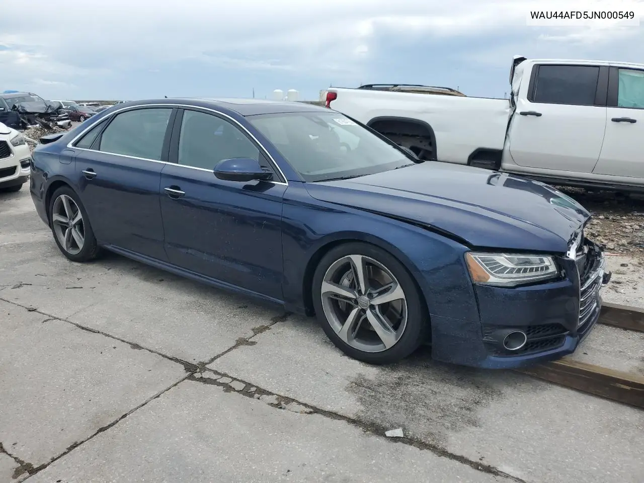 2018 Audi A8 L Quattro VIN: WAU44AFD5JN000549 Lot: 61364755