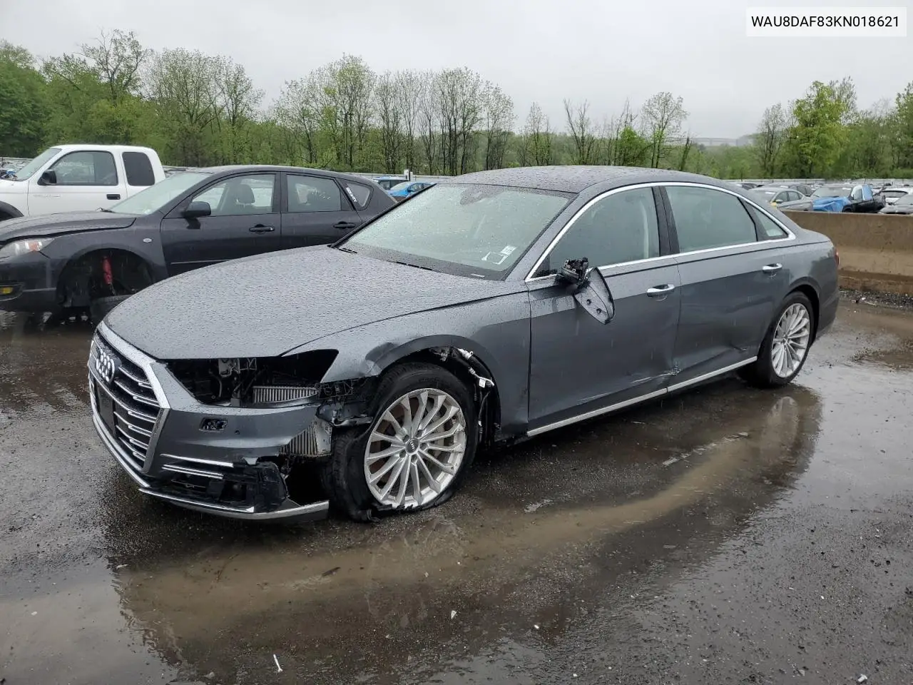 2019 Audi A8 L VIN: WAU8DAF83KN018621 Lot: 56592425