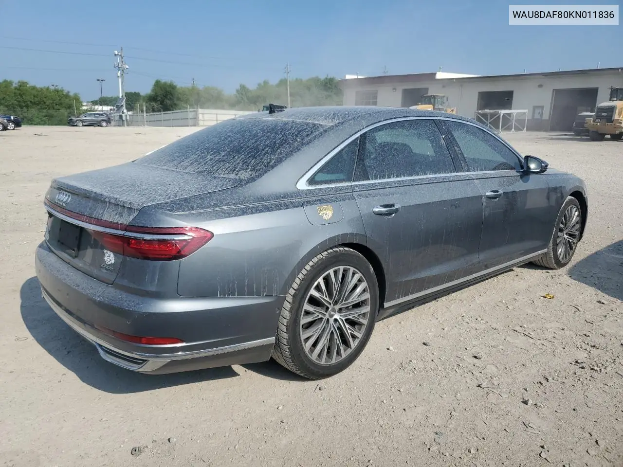 2019 Audi A8 L VIN: WAU8DAF80KN011836 Lot: 62302435