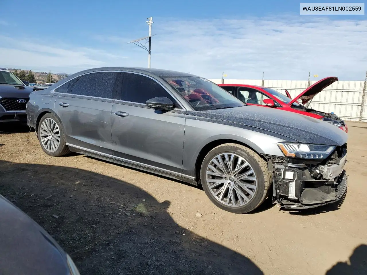 2020 Audi A8 L VIN: WAU8EAF81LN002559 Lot: 81567644