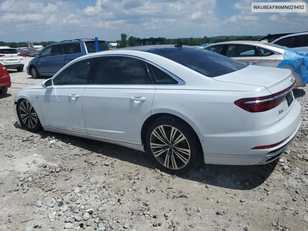 2021 Audi A8 L VIN: WAU8EAF86MN029452 Lot: 61420895