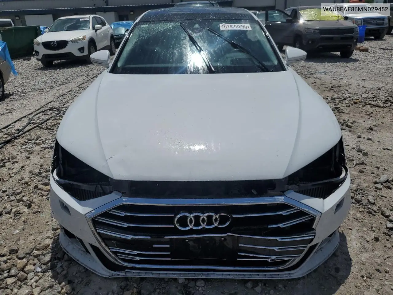 2021 Audi A8 L VIN: WAU8EAF86MN029452 Lot: 61420895