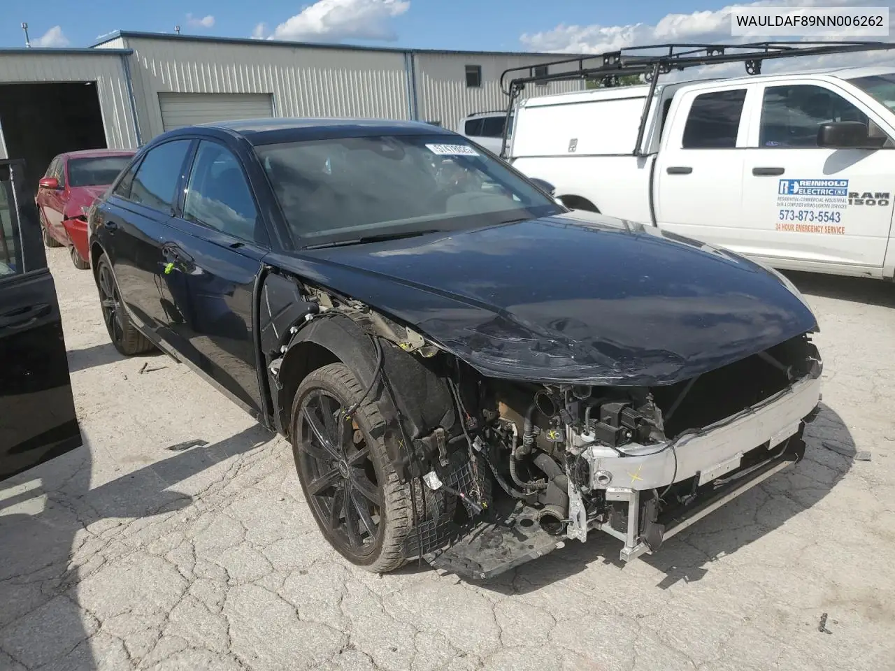 2022 Audi A8 L VIN: WAULDAF89NN006262 Lot: 57478025