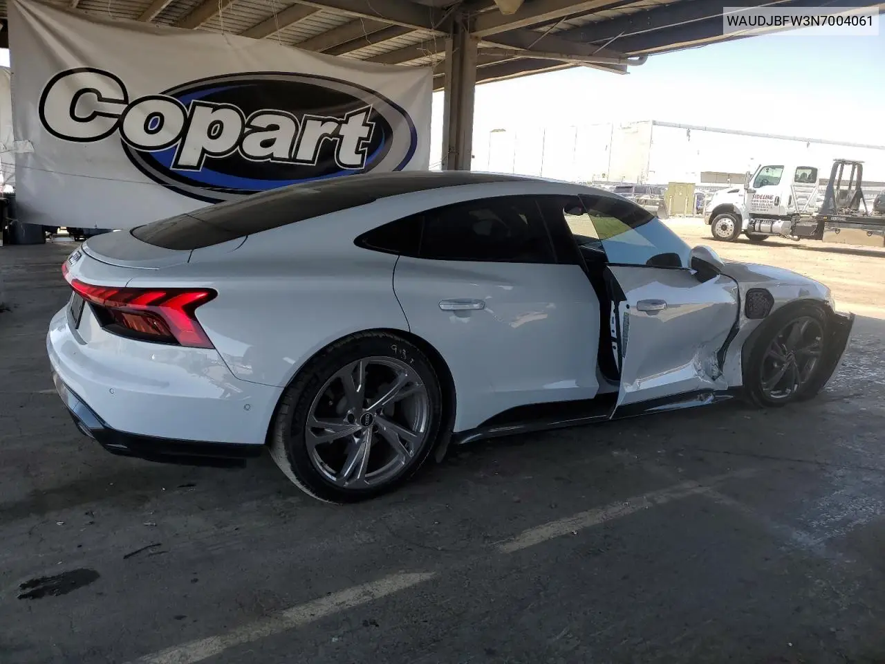 2022 Audi E-Tron Gt Prestige VIN: WAUDJBFW3N7004061 Lot: 62935025