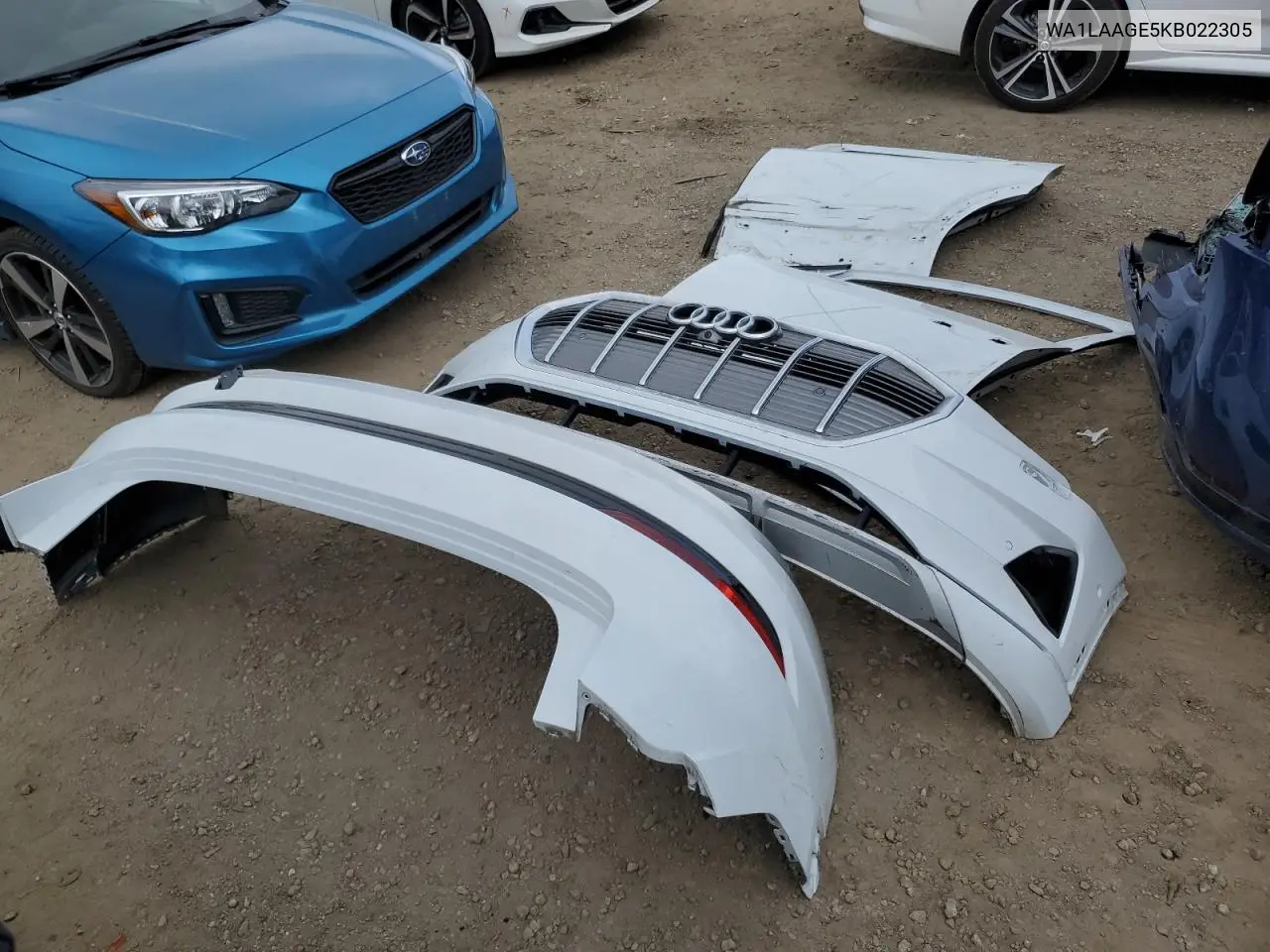 2019 Audi E-Tron Premium Plus VIN: WA1LAAGE5KB022305 Lot: 50629785