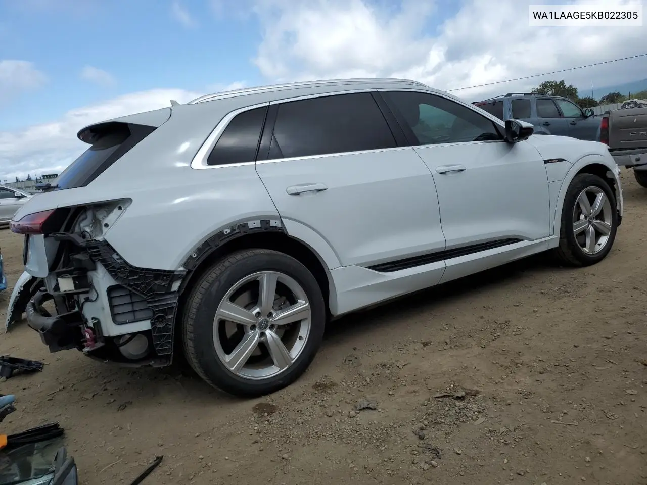 2019 Audi E-Tron Premium Plus VIN: WA1LAAGE5KB022305 Lot: 50629785