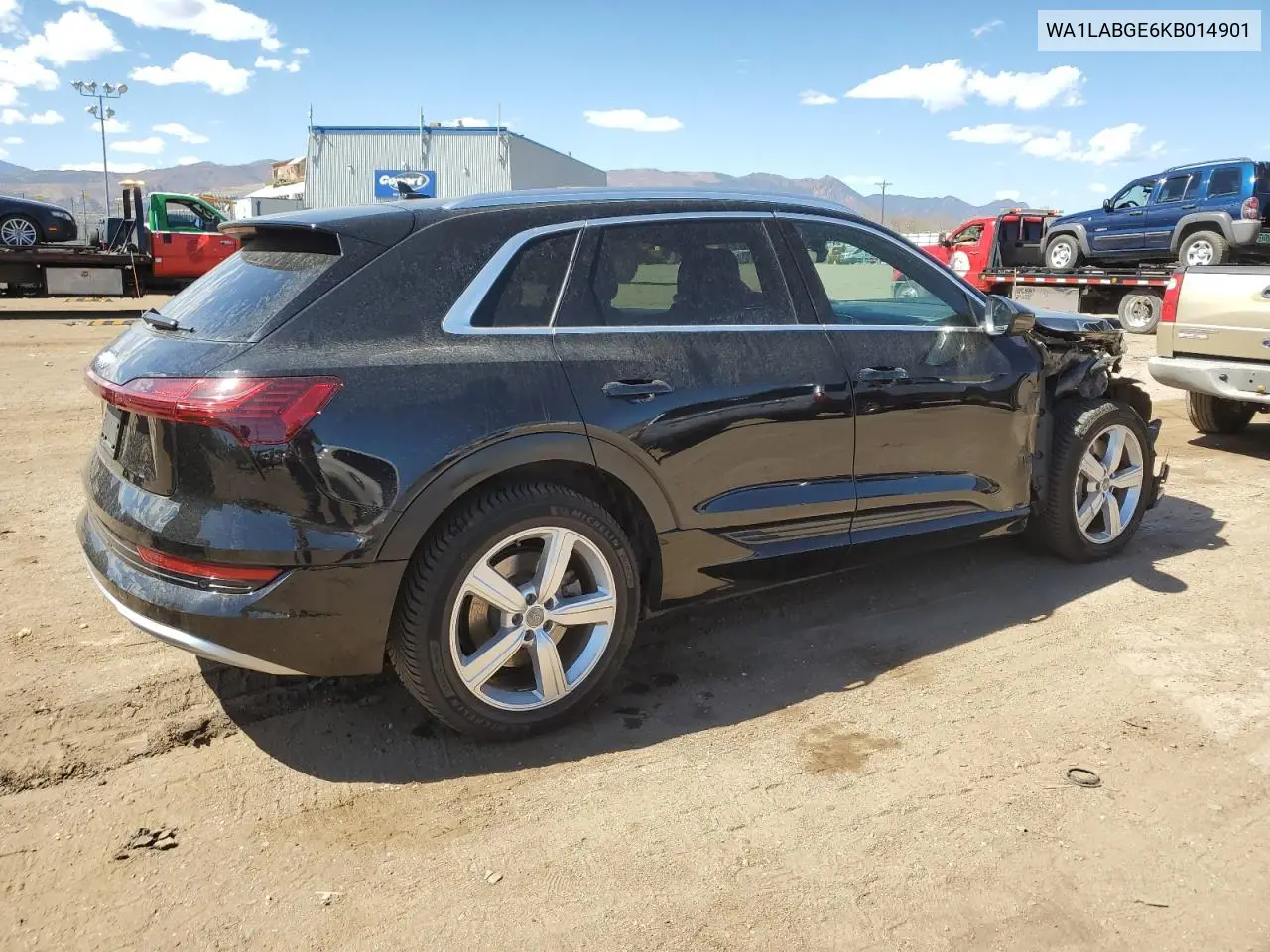 2019 Audi E-Tron Premium Plus VIN: WA1LABGE6KB014901 Lot: 50910225