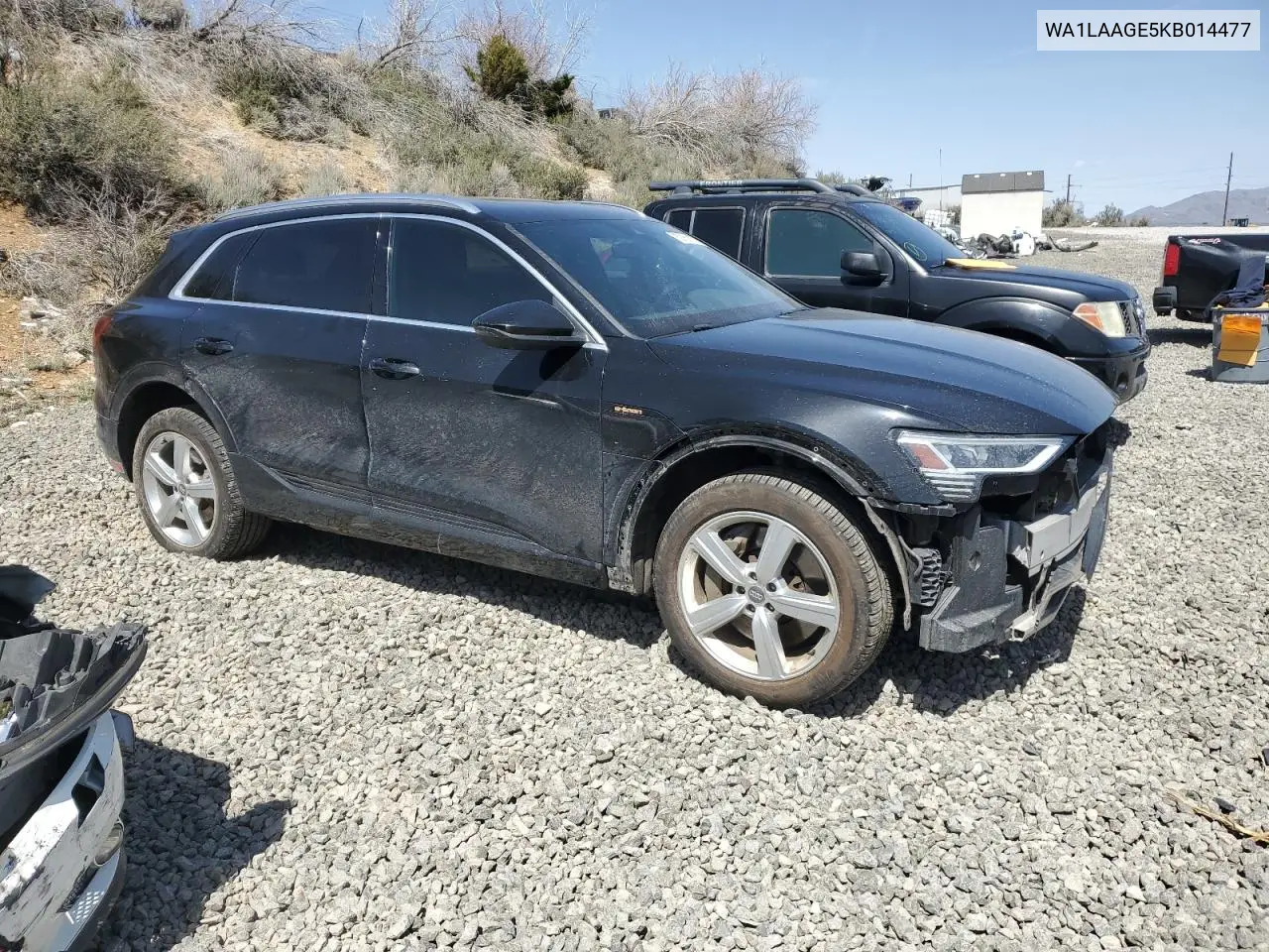 2019 Audi E-Tron Premium Plus VIN: WA1LAAGE5KB014477 Lot: 52160195
