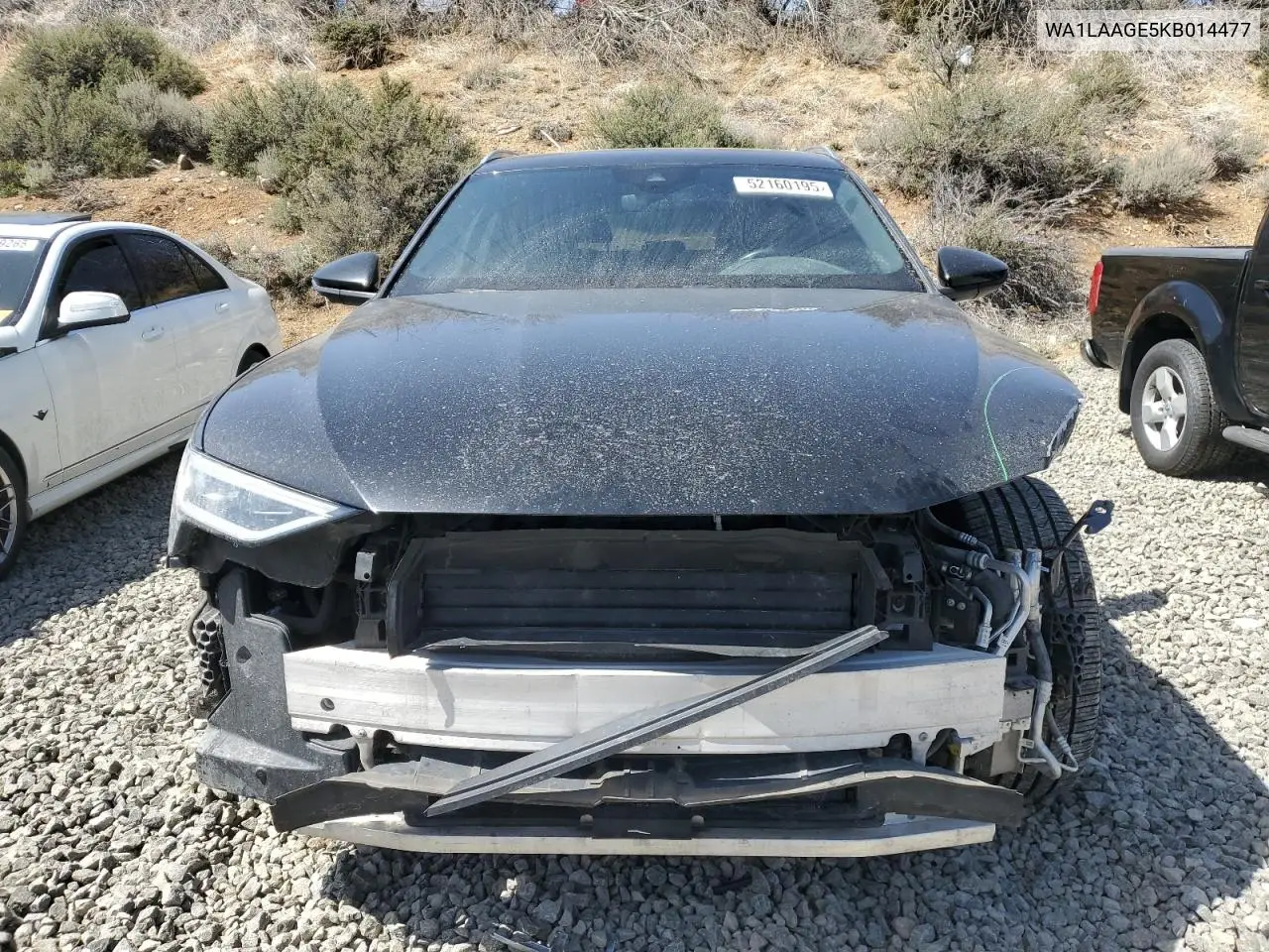 2019 Audi E-Tron Premium Plus VIN: WA1LAAGE5KB014477 Lot: 52160195