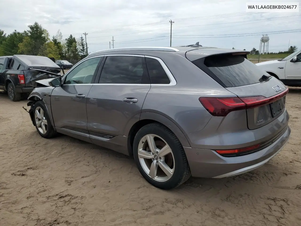 2019 Audi E-Tron Premium Plus VIN: WA1LAAGE8KB024677 Lot: 55128115