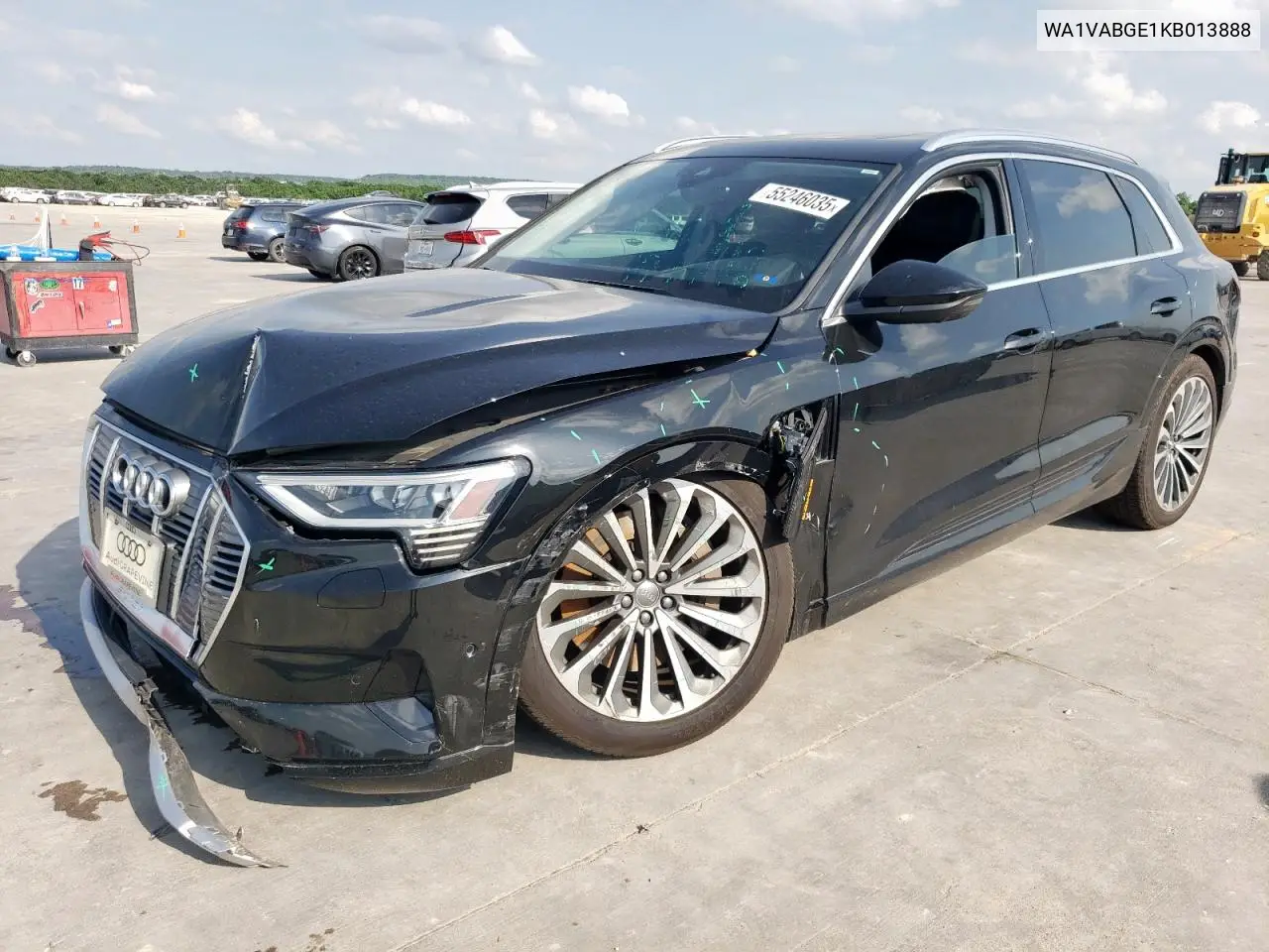2019 Audi E-Tron Prestige VIN: WA1VABGE1KB013888 Lot: 55246035