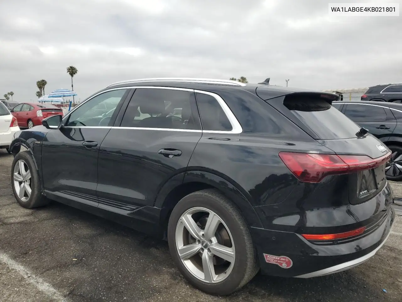 2019 Audi E-Tron Premium Plus VIN: WA1LABGE4KB021801 Lot: 59353315
