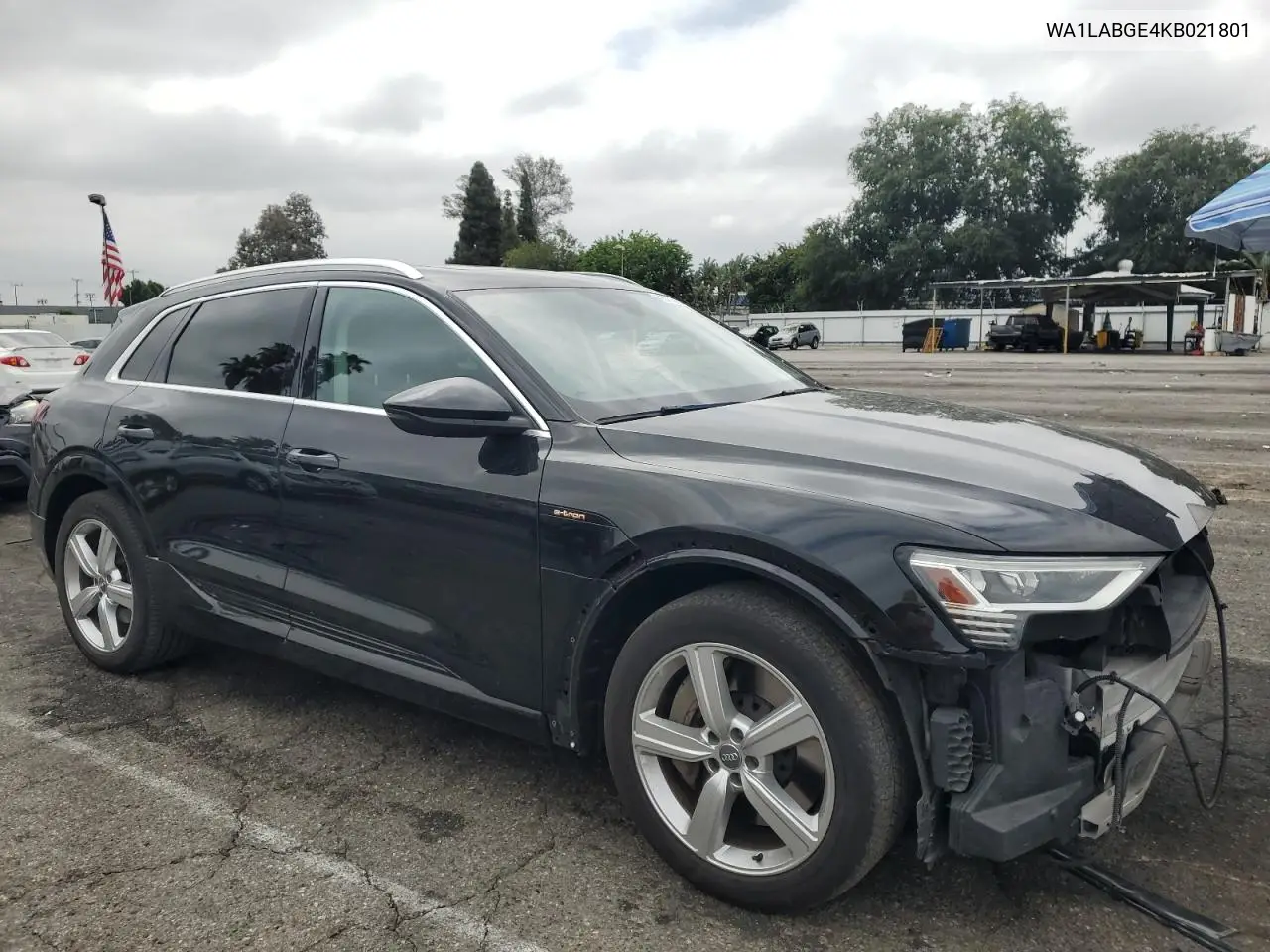 2019 Audi E-Tron Premium Plus VIN: WA1LABGE4KB021801 Lot: 59353315