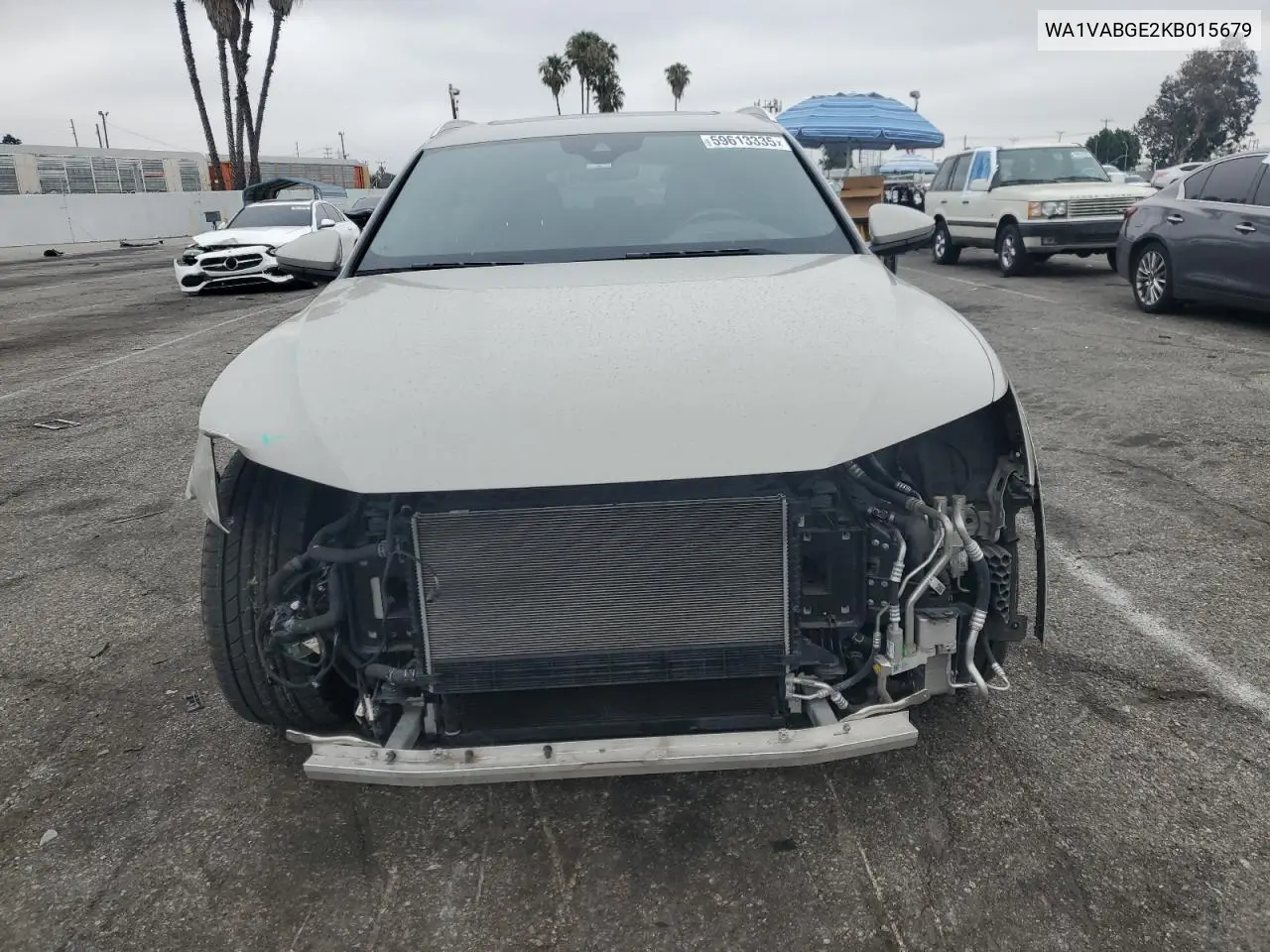 2019 Audi E-Tron Prestige VIN: WA1VABGE2KB015679 Lot: 59613335