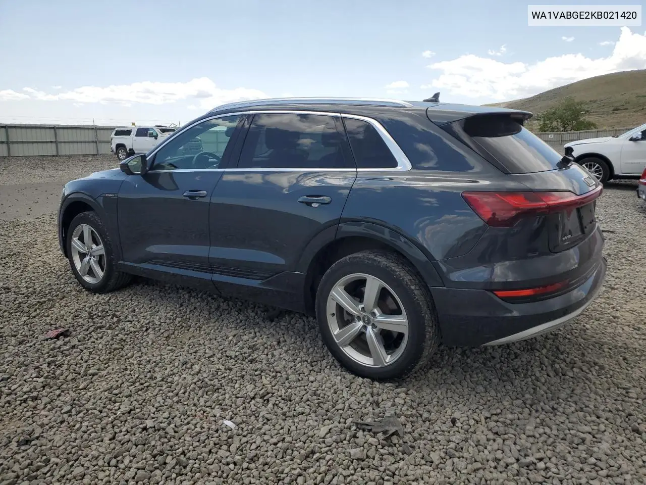 2019 Audi E-Tron Prestige VIN: WA1VABGE2KB021420 Lot: 59869305