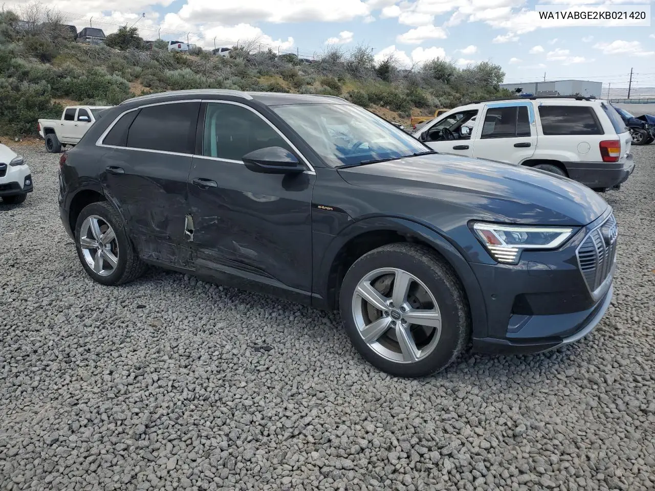 2019 Audi E-Tron Prestige VIN: WA1VABGE2KB021420 Lot: 59869305
