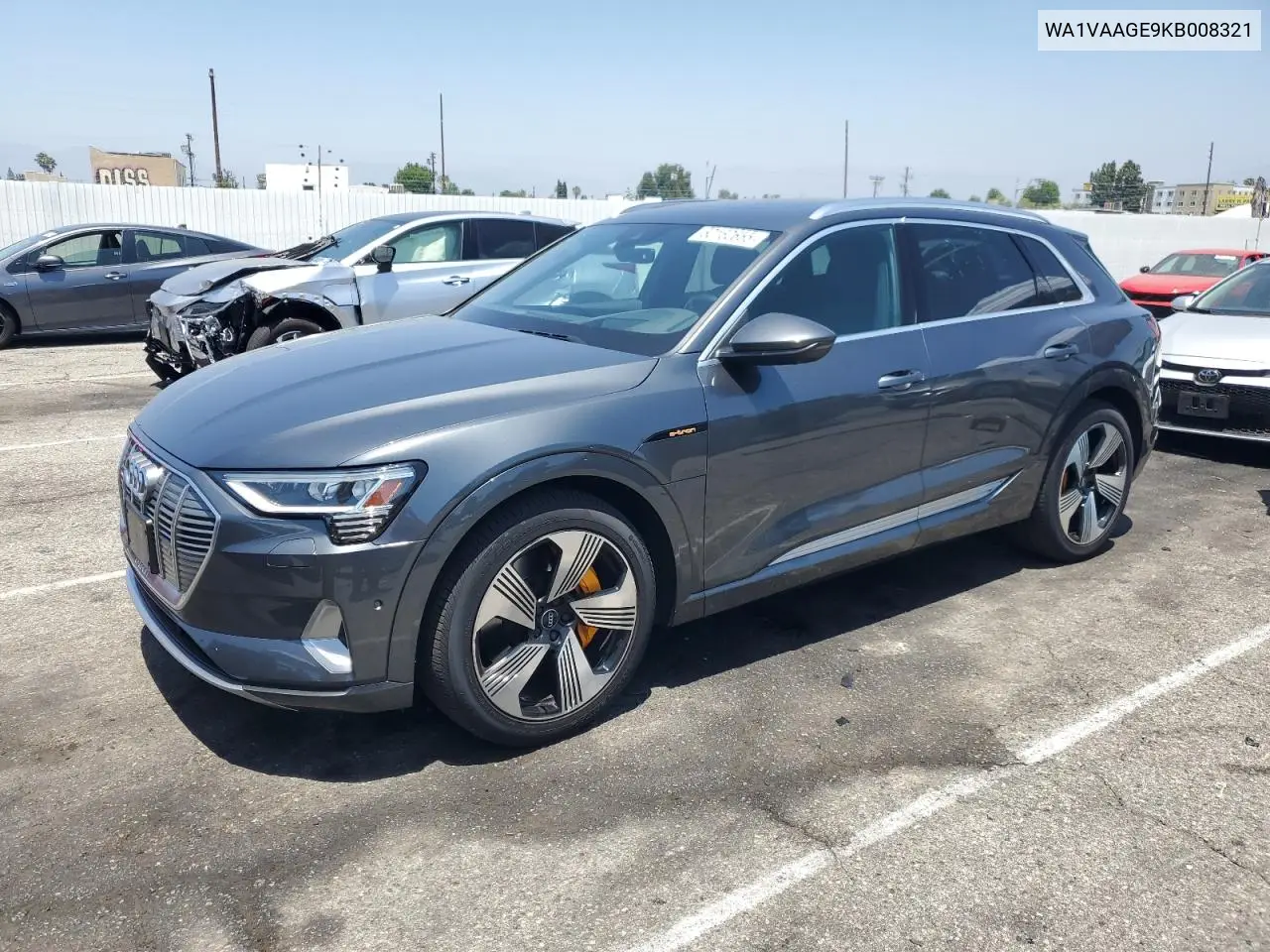 2019 Audi E-Tron Prestige VIN: WA1VAAGE9KB008321 Lot: 60162655
