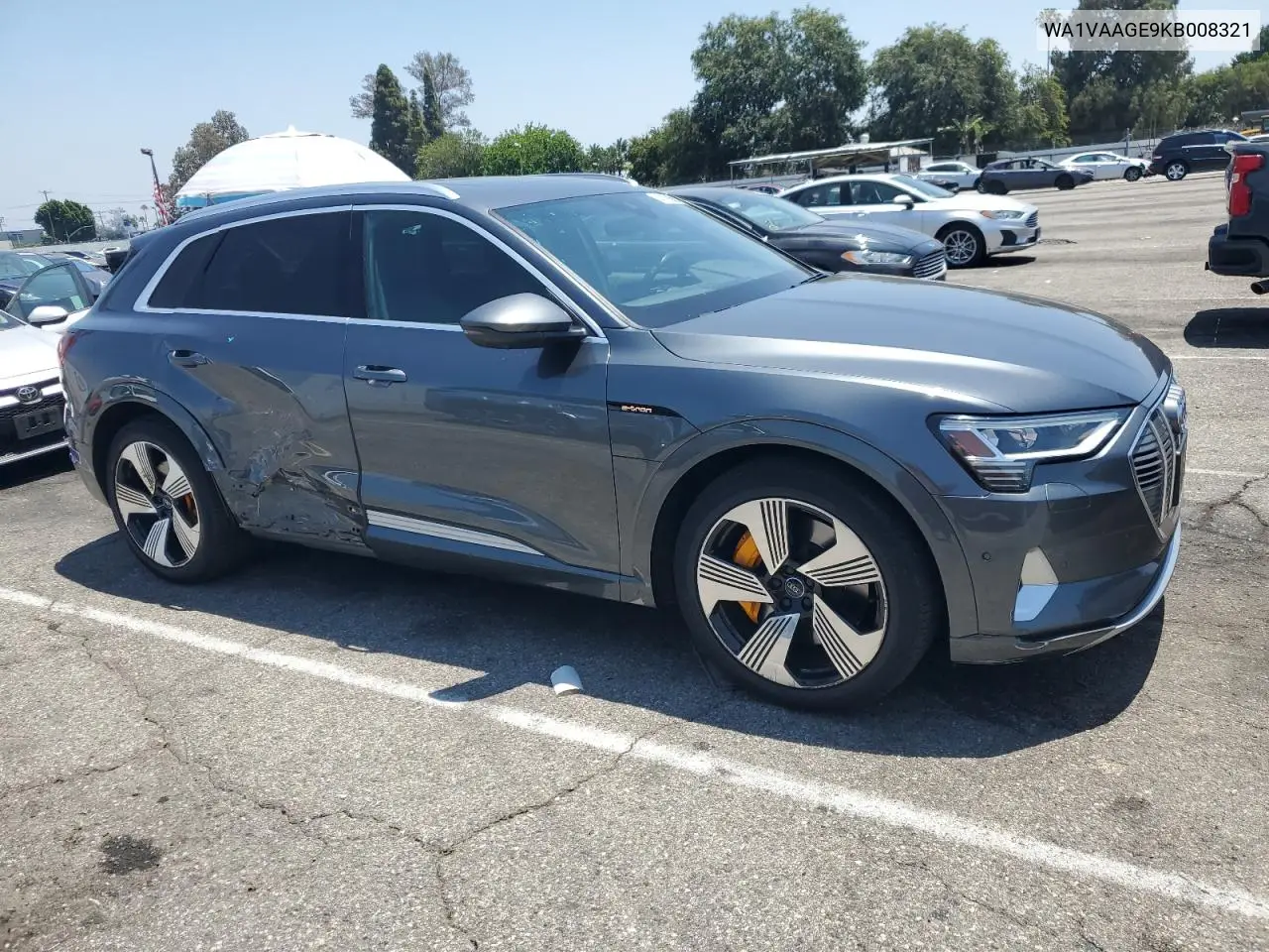 2019 Audi E-Tron Prestige VIN: WA1VAAGE9KB008321 Lot: 60162655
