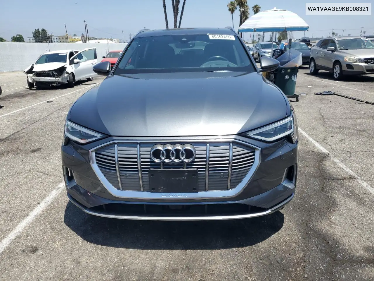 2019 Audi E-Tron Prestige VIN: WA1VAAGE9KB008321 Lot: 60162655