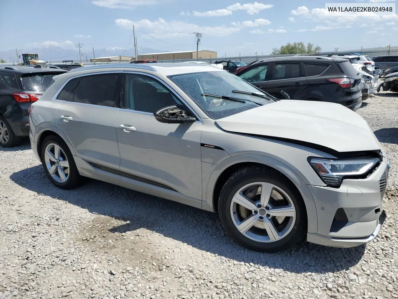 2019 Audi E-Tron Premium Plus VIN: WA1LAAGE2KB024948 Lot: 60459195
