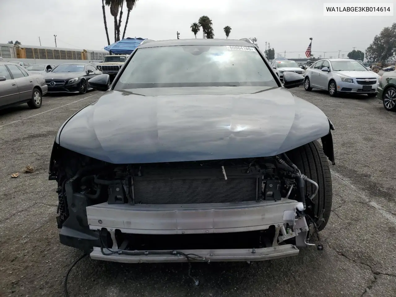 2019 Audi E-Tron Premium Plus VIN: WA1LABGE3KB014614 Lot: 60864165