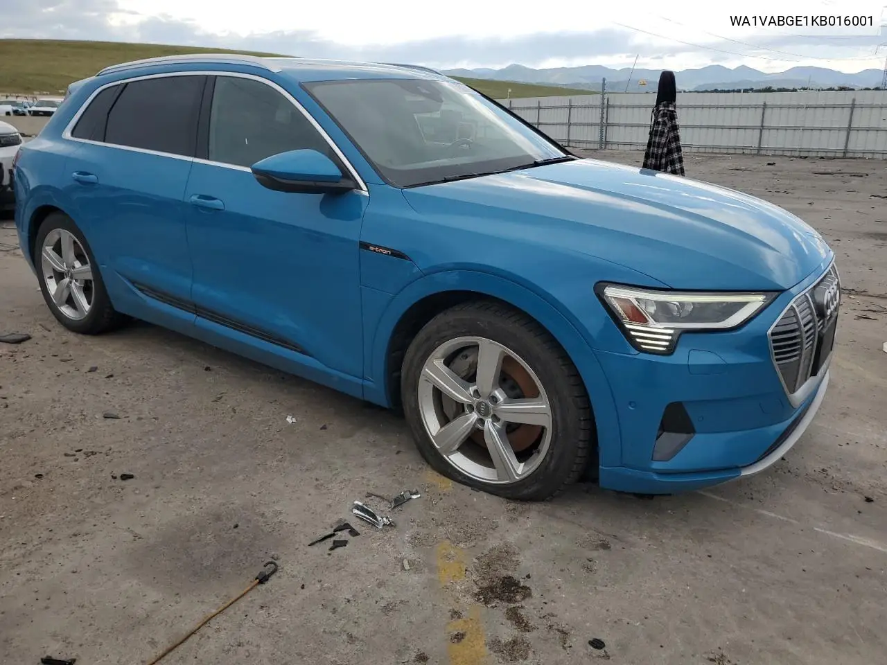 2019 Audi E-Tron Prestige VIN: WA1VABGE1KB016001 Lot: 61597095
