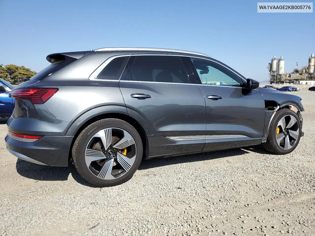 2019 Audi E-Tron Prestige VIN: WA1VAAGE2KB005776 Lot: 62782335