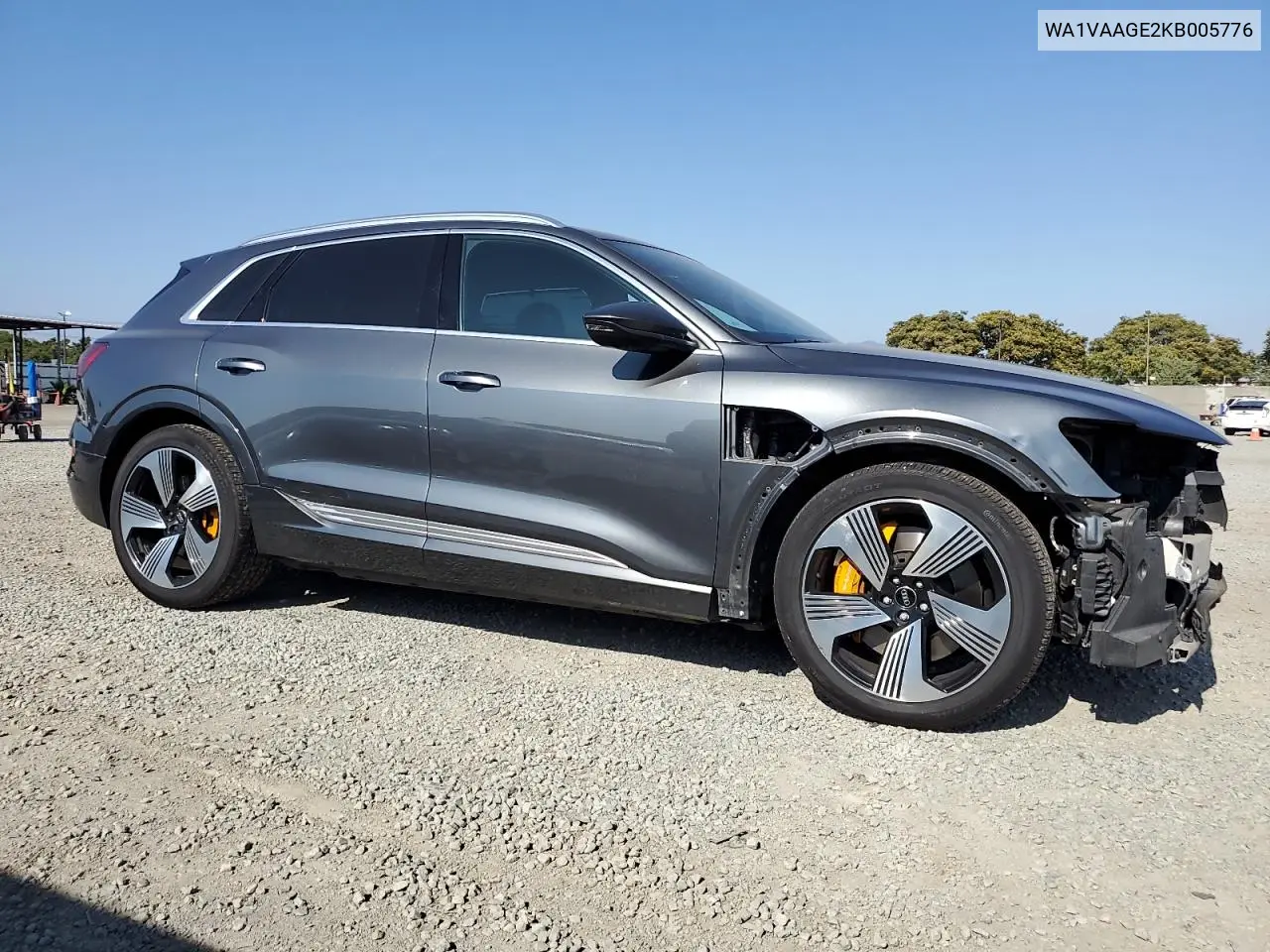 2019 Audi E-Tron Prestige VIN: WA1VAAGE2KB005776 Lot: 62782335