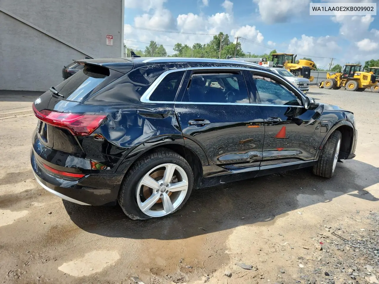 2019 Audi E-Tron Premium Plus VIN: WA1LAAGE2KB009902 Lot: 64760245